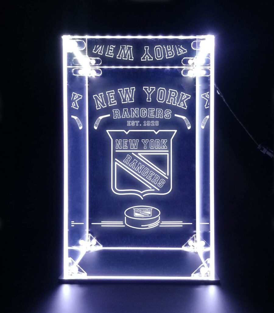 Led Display Case For New York Rangers Sports Memorabilia - Image 6