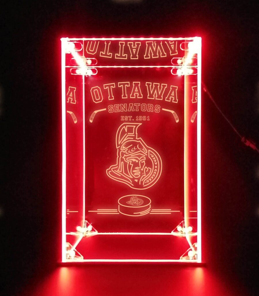 Led Display Case For Ottawa Senators Sports Memorabilia - Image 3