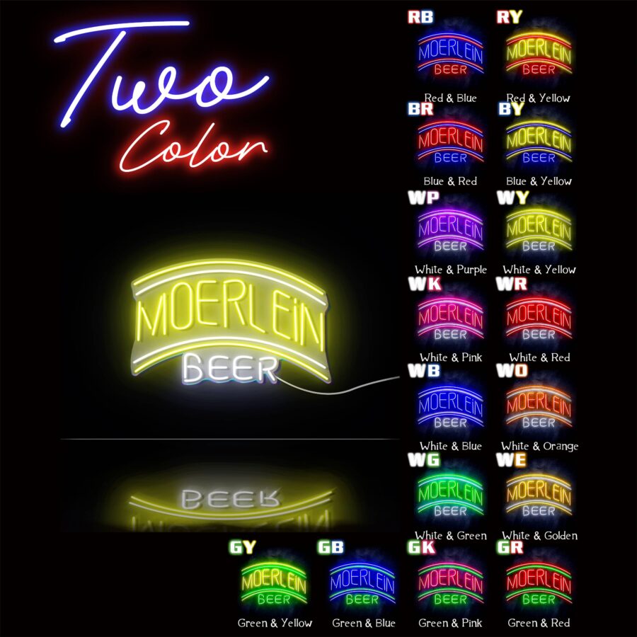 Moerlein Beer Large Flex Neon Led Sign - Image 5