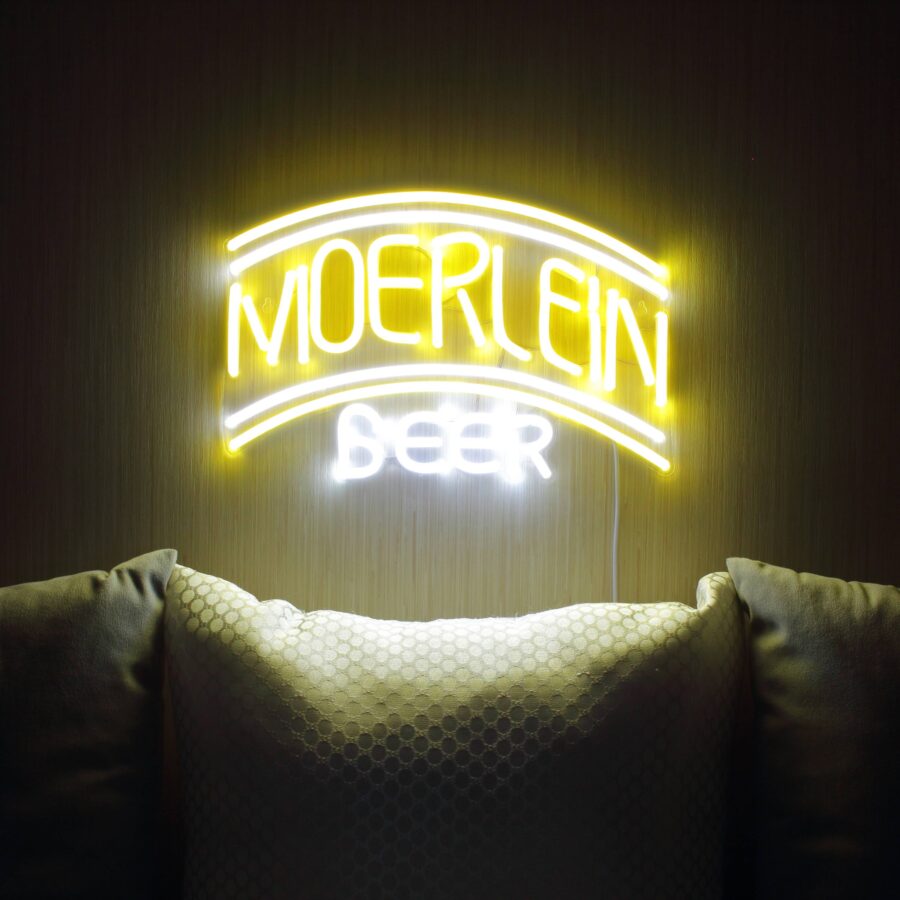 Moerlein Beer Large Flex Neon Led Sign