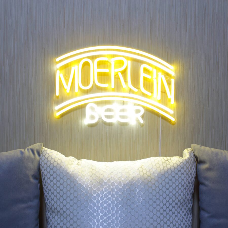 Moerlein Beer Large Flex Neon Led Sign - Image 3