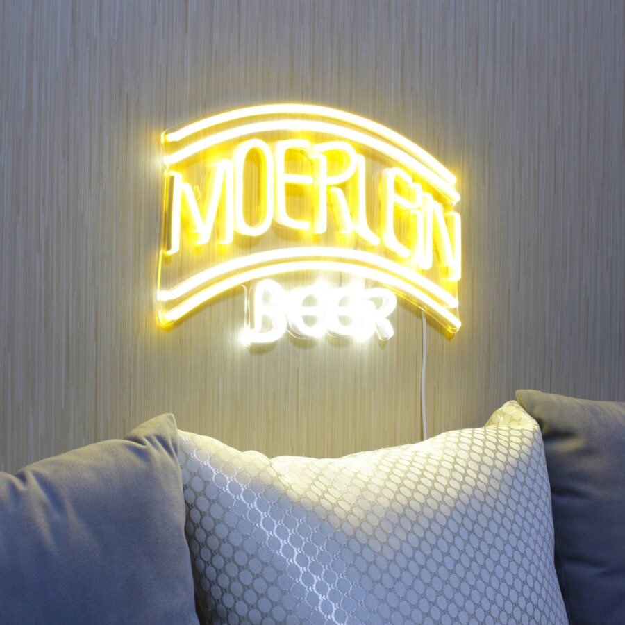 Moerlein Beer Large Flex Neon Led Sign - Image 4