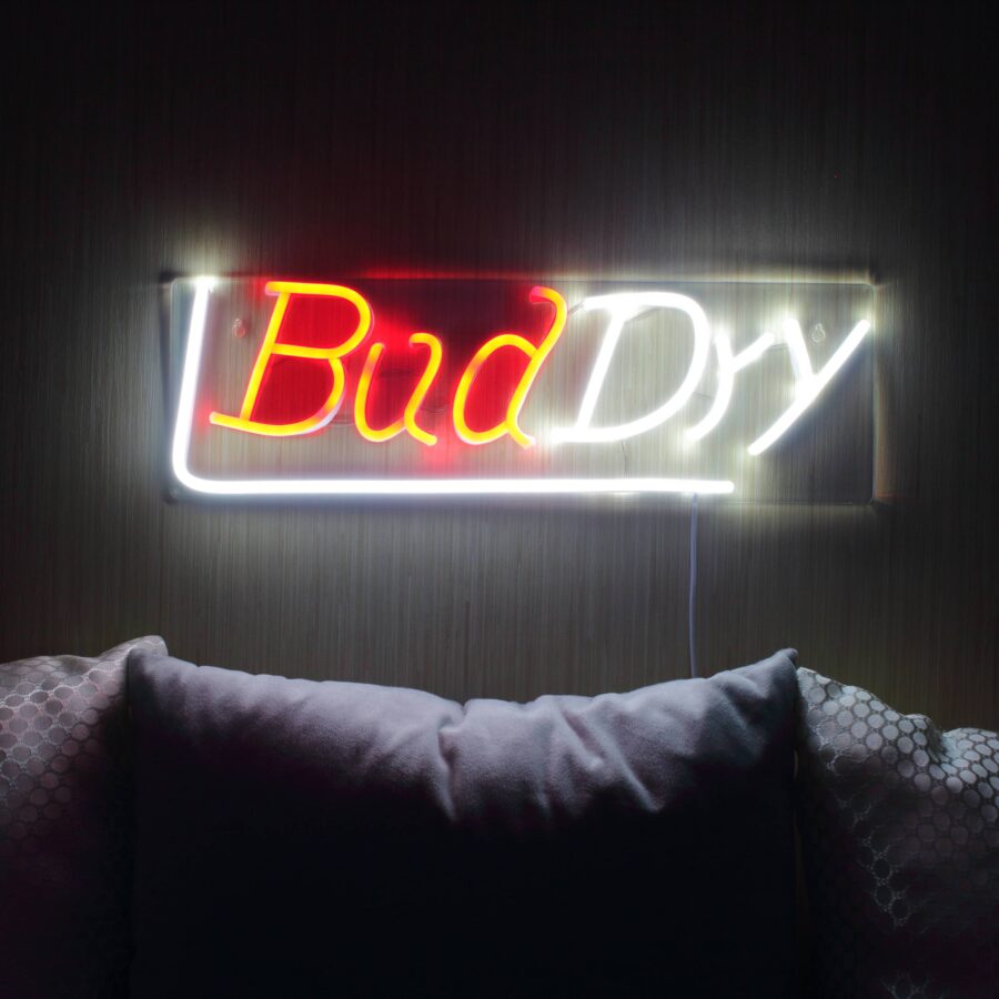 Bud Dry Large Flex Neon Led Sign