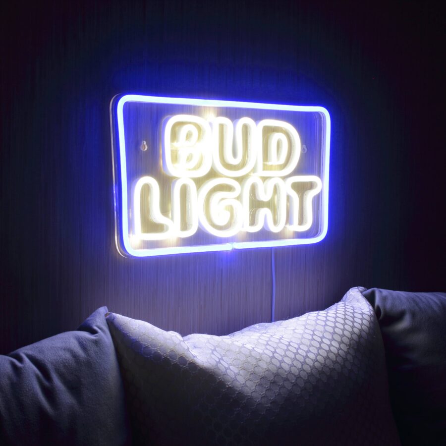 Bud Light Large Flex Neon Led Sign - Image 2