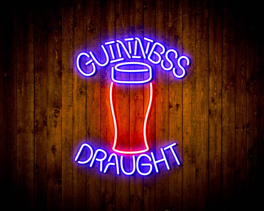 Guinness Draught Home Bar Neon Flex Led Sign - Image 2