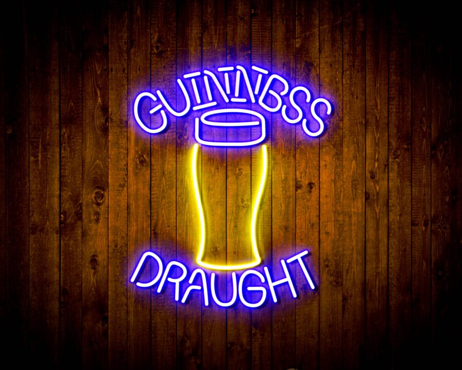 Guinness Draught Home Bar Neon Flex Led Sign - Image 9