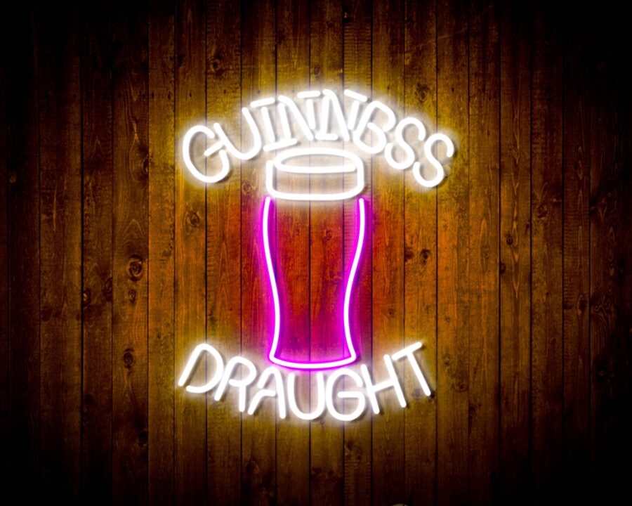 Guinness Draught Home Bar Neon Flex Led Sign - Image 4