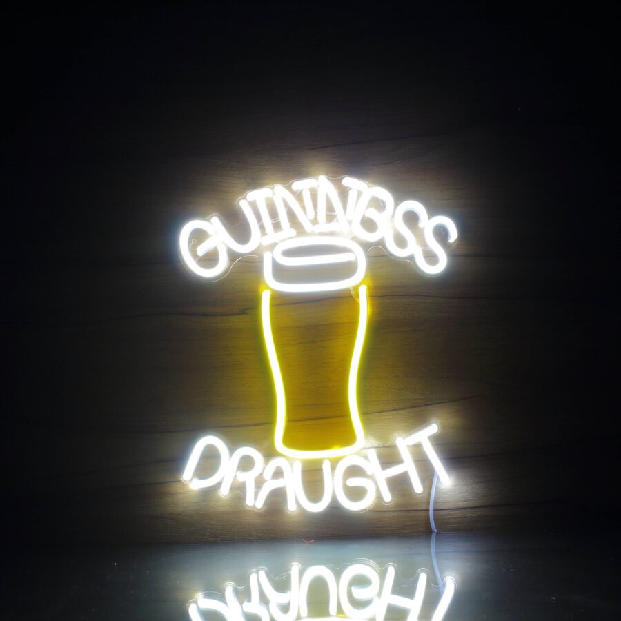 Guinness Draught Home Bar Neon Flex Led Sign