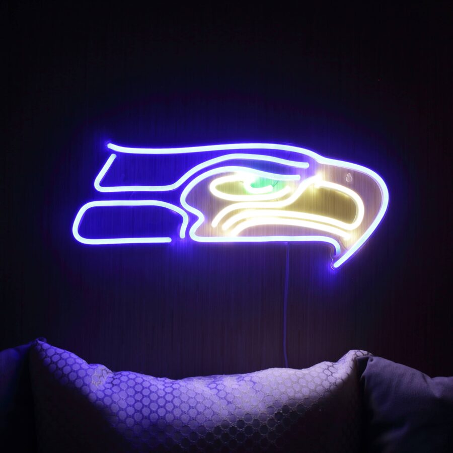 Seattle Seahawks Large Flex Neon Led Sign