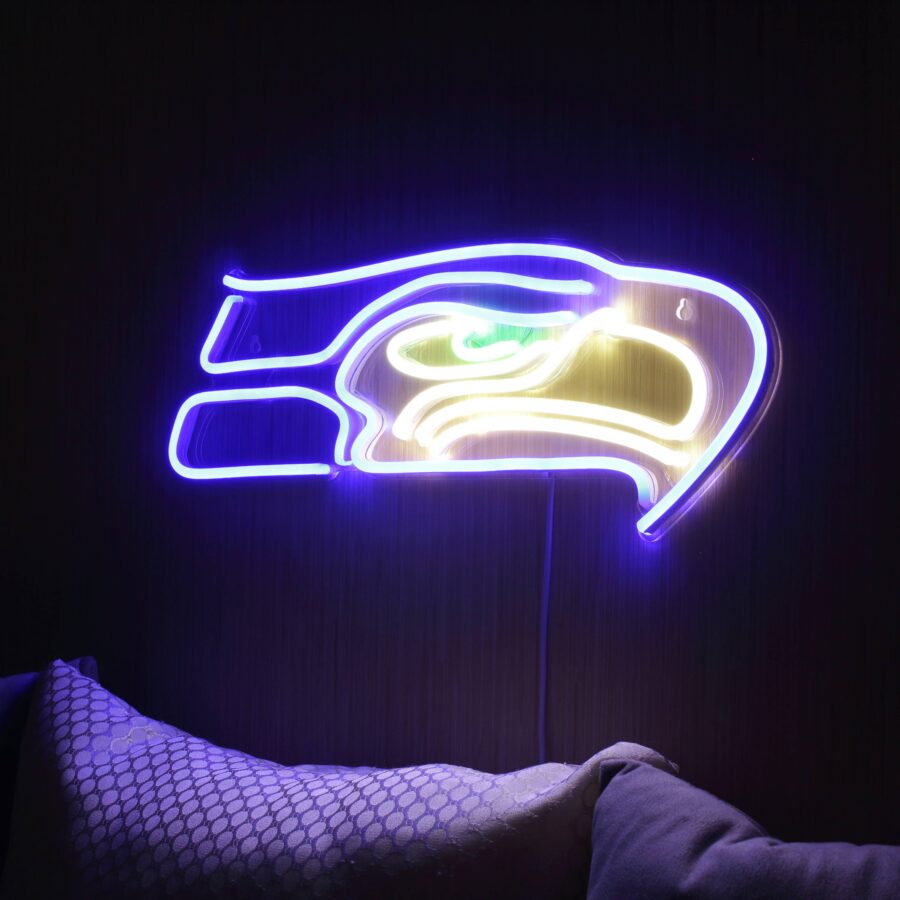 Seattle Seahawks Large Flex Neon Led Sign - Image 2