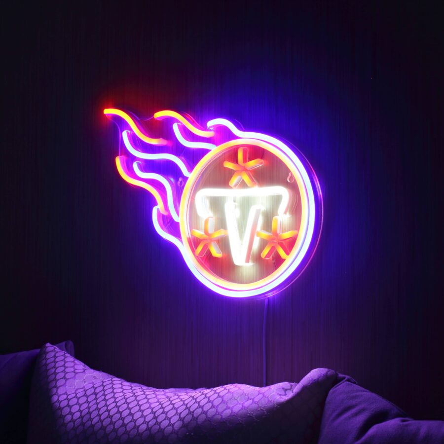 Tennessee Titans Large Flex Neon Led Sign - Image 2