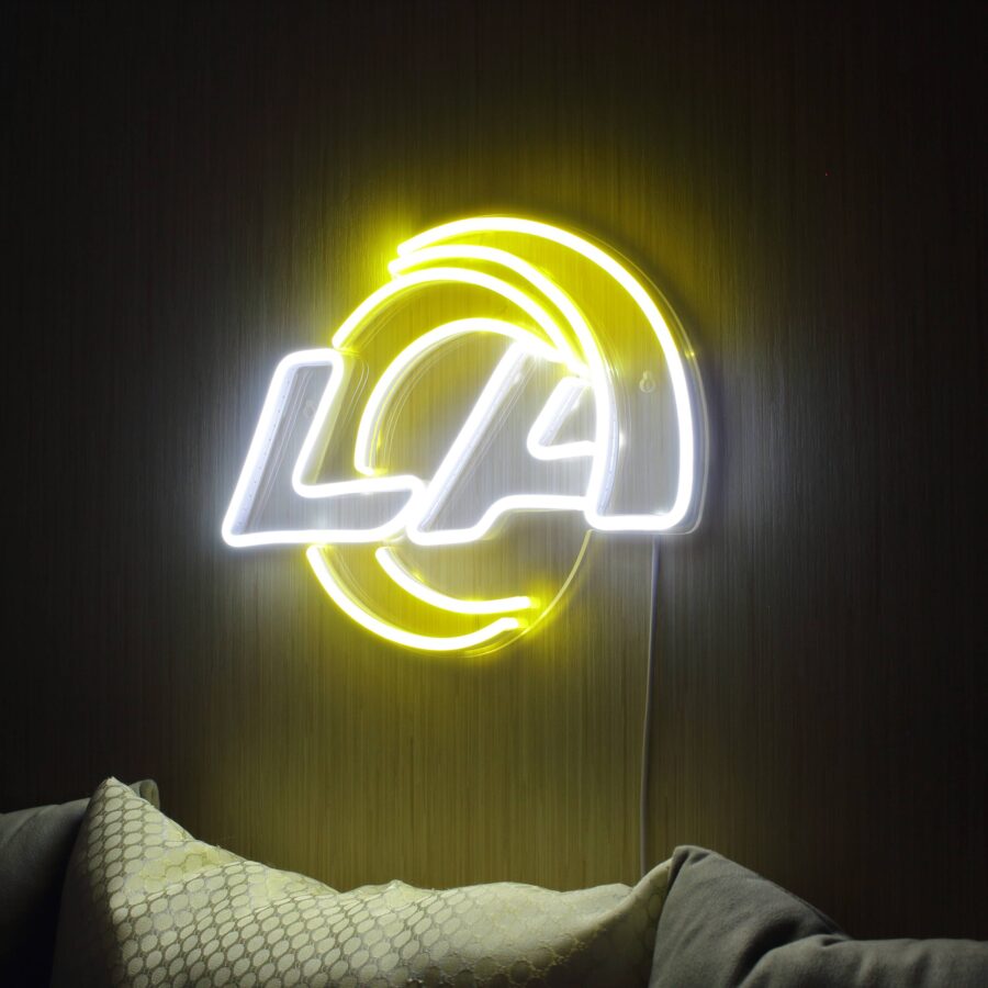 Los Angeles Rams Bar Flex Neon Led Sign - Image 2
