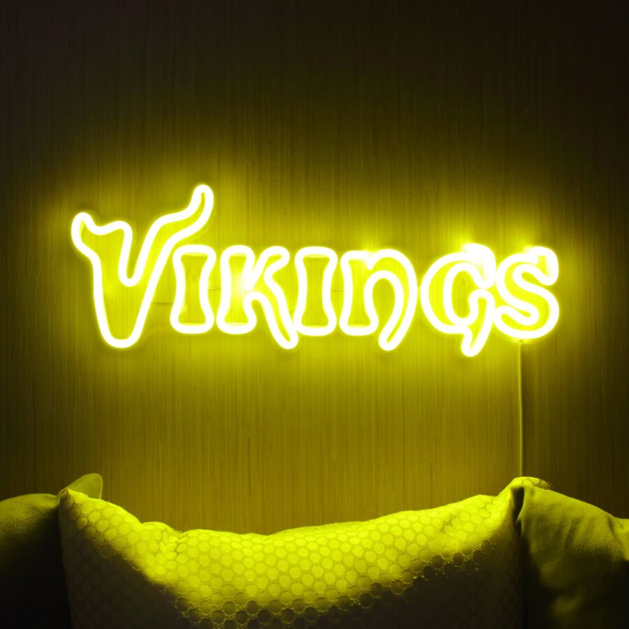Minnesota Vikings Large Flex Neon Led Sign Style 5