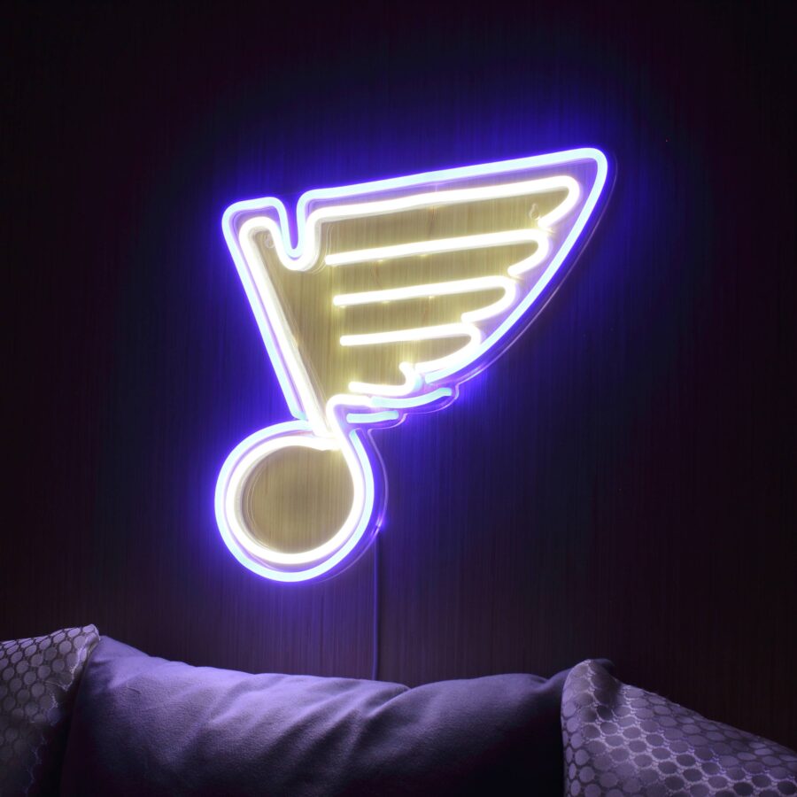 St. Louis Blues Large Flex Neon Led Sign - Image 2