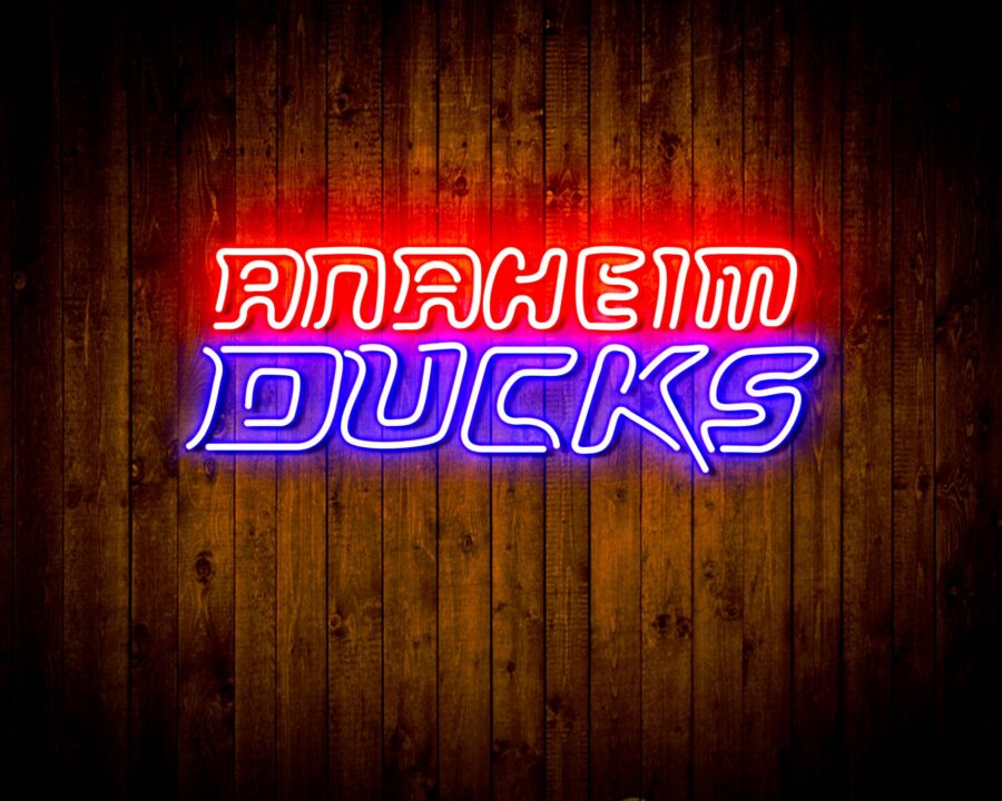 Anaheim Ducks Bar Neon Flex Led Sign Style 3 - Image 2