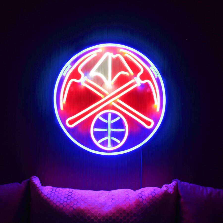 Denver Nuggets Large Flex Neon Led Sign Style 3
