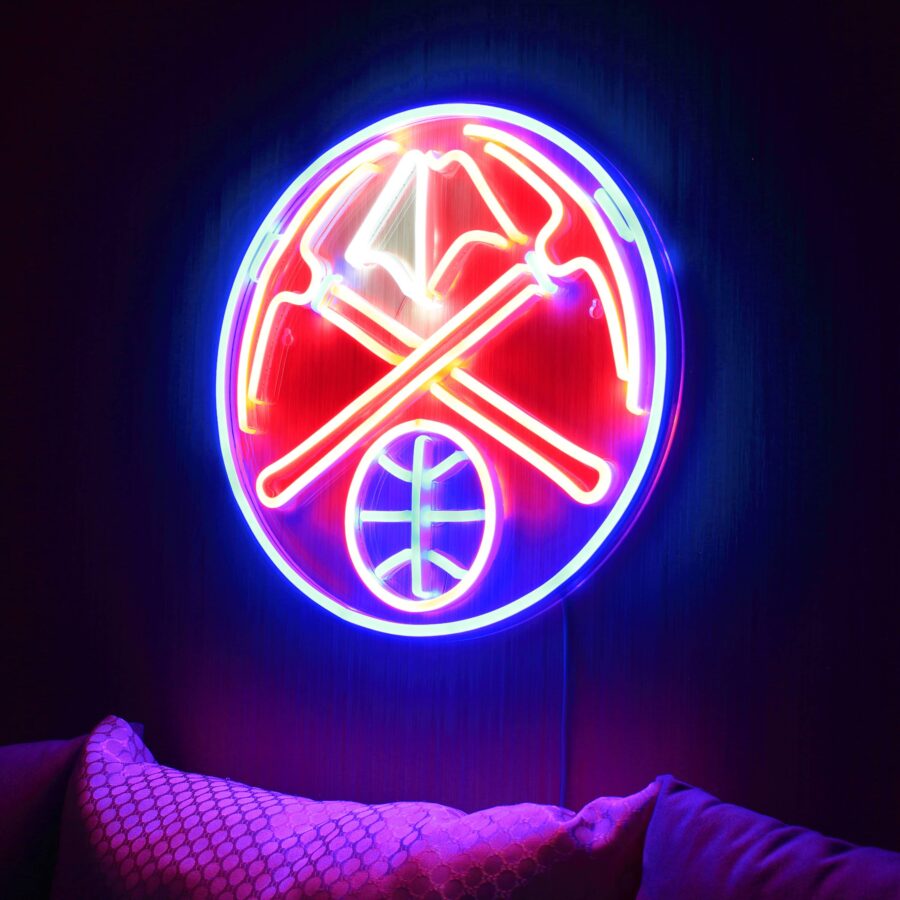 Denver Nuggets Large Flex Neon Led Sign Style 3 - Image 2
