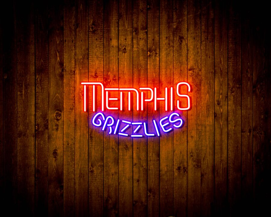 Memphis Grizzlies Bar Neon Flex Led Sign - Image 2
