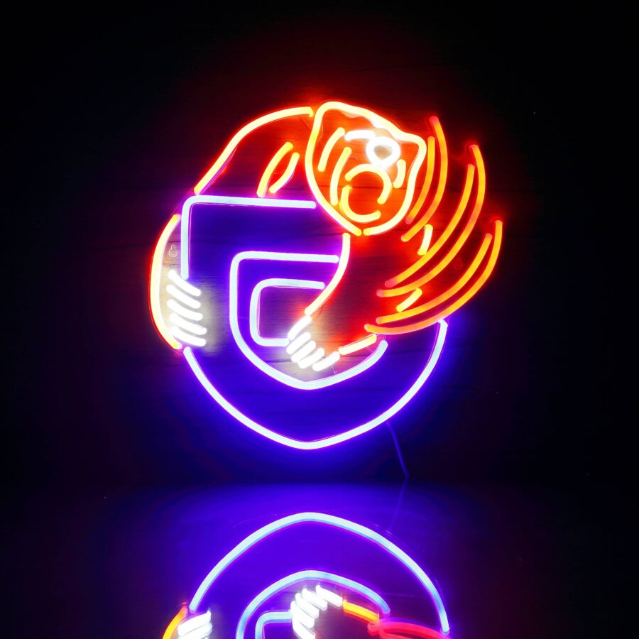 Memphis Grizzlies Bar Neon Flex Led Sign Style 3