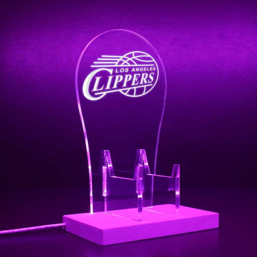 Los Angeles Clippers Led Gaming Headset Controller Stand - Image 9