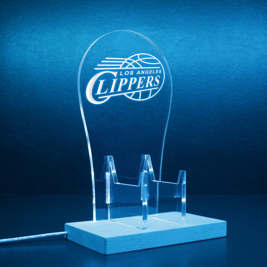 Los Angeles Clippers Led Gaming Headset Controller Stand - Image 8