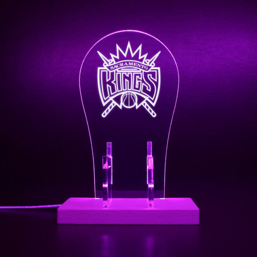 Sacramento Kings Led Gaming Headset Controller Stand - Image 6
