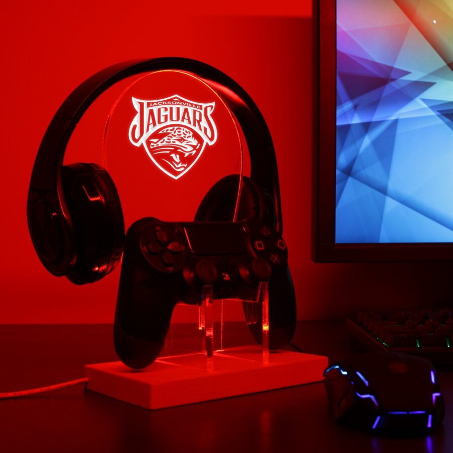 Jacksonville Jaguars Led Gaming Headset Controller Stand