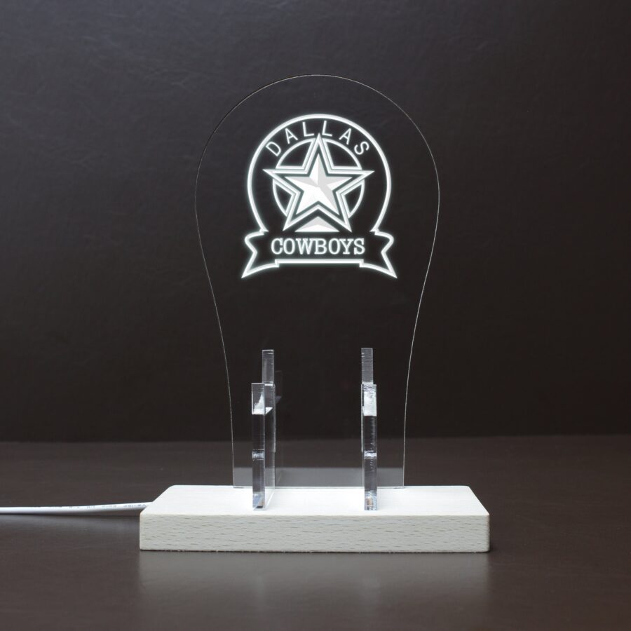 Dallas Cowboys Rgb Led Gaming Headset Controller Stand Style 2 - Image 10