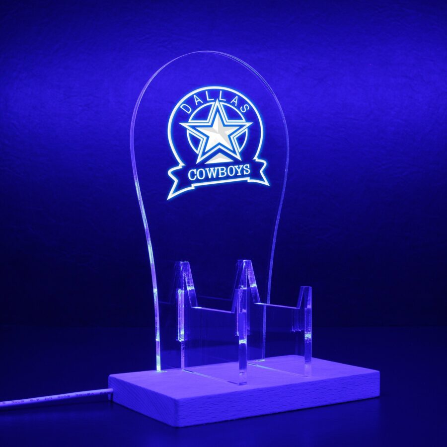 Dallas Cowboys Rgb Led Gaming Headset Controller Stand Style 2 - Image 8