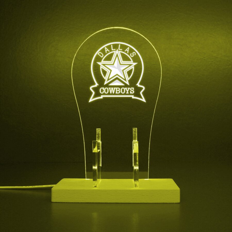Dallas Cowboys Rgb Led Gaming Headset Controller Stand Style 2 - Image 6