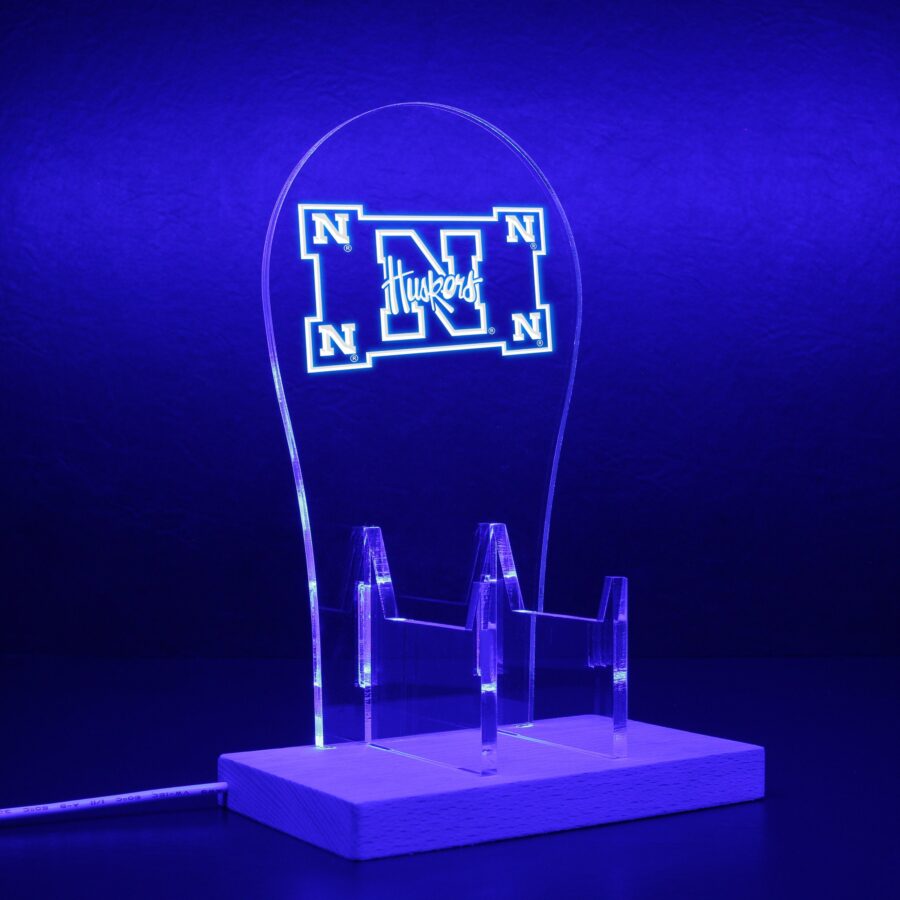 University Nebraska Husker Led Gaming Headset Controller Stand - Image 9