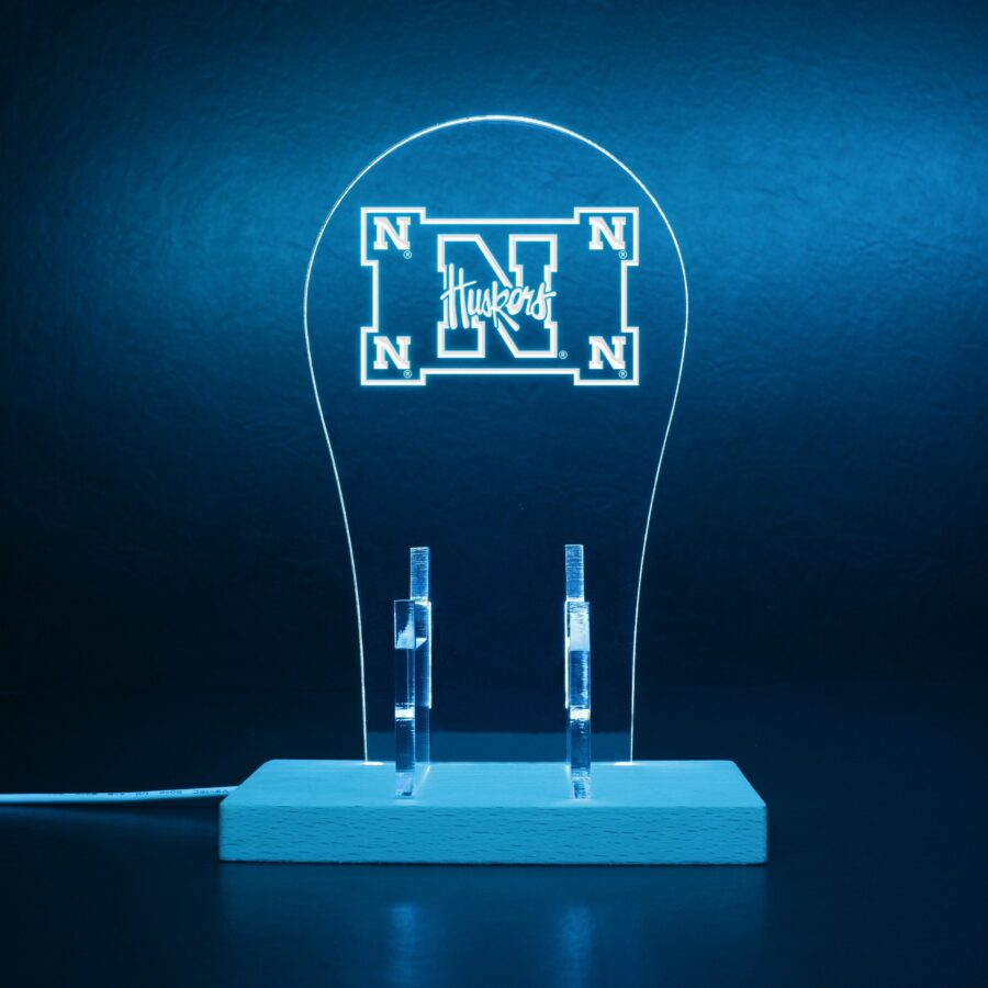University Nebraska Husker Led Gaming Headset Controller Stand - Image 6