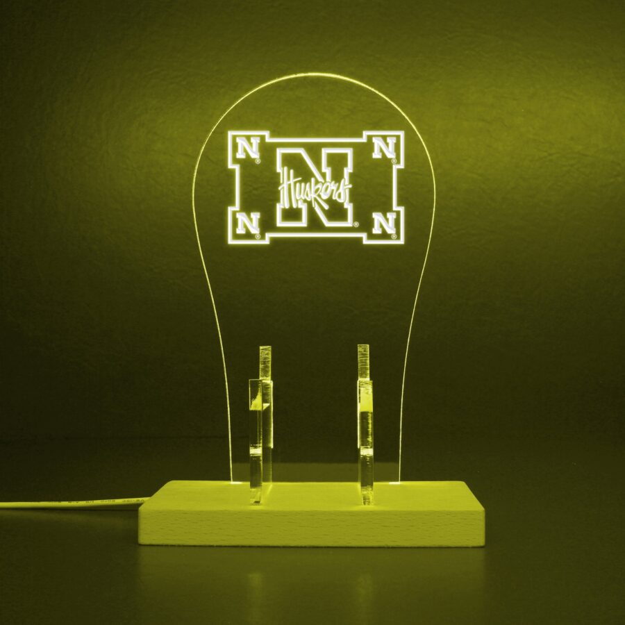 University Nebraska Husker Led Gaming Headset Controller Stand - Image 5