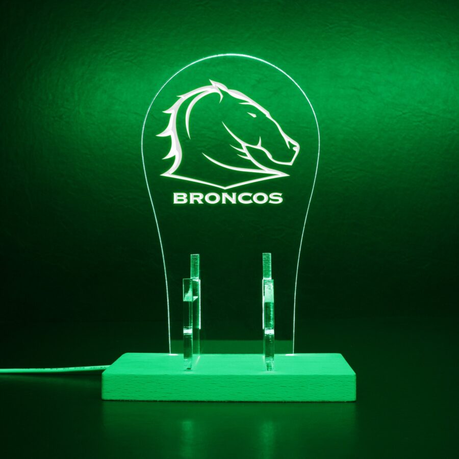 Brisbane Broncos Led Gaming Headset Controller Stand - Image 6