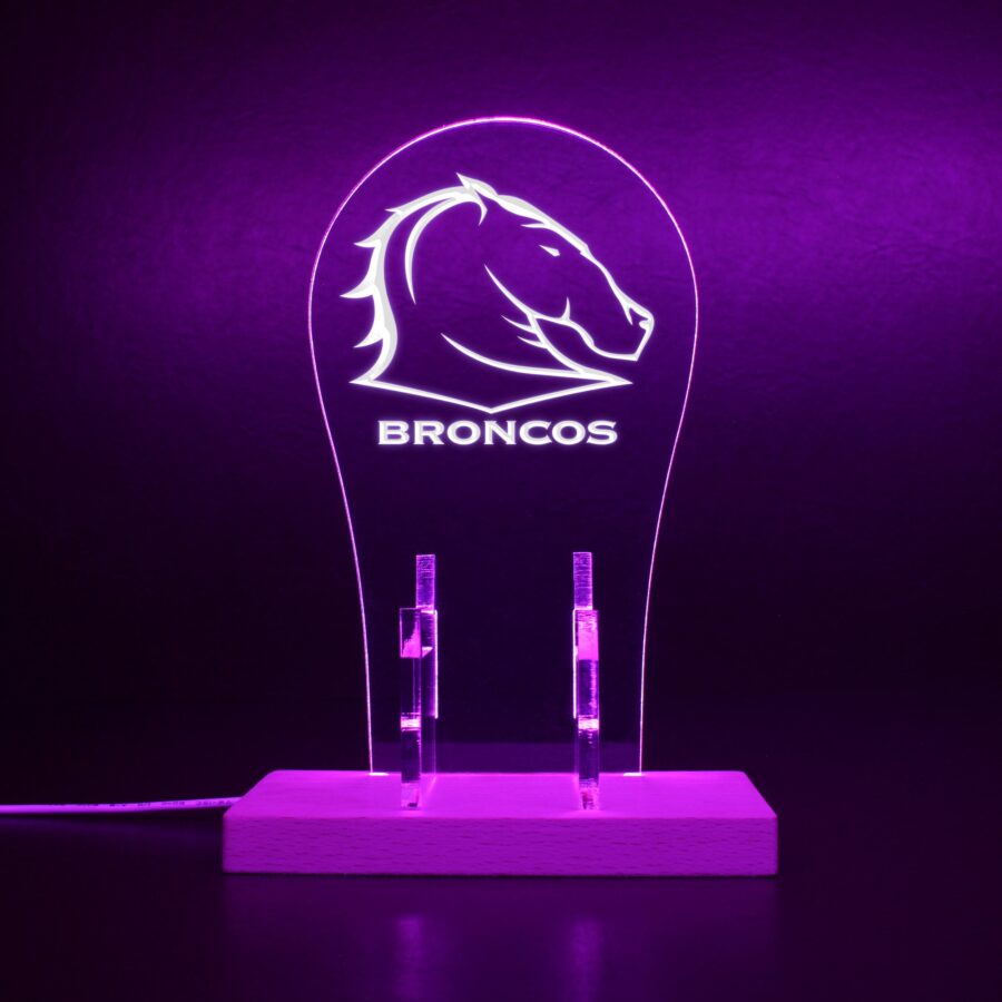 Brisbane Broncos Led Gaming Headset Controller Stand - Image 7