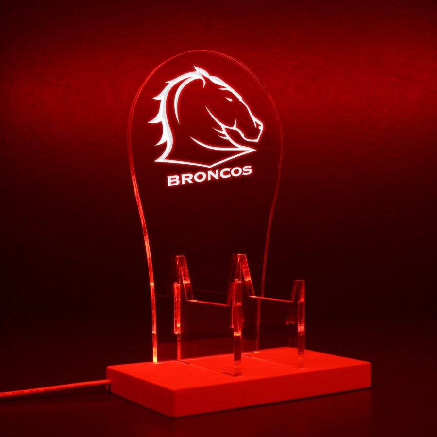 Brisbane Broncos Led Gaming Headset Controller Stand - Image 9