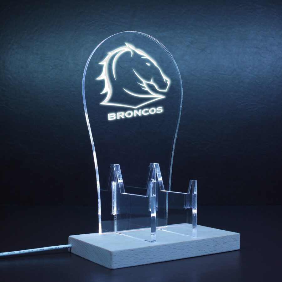 Brisbane Broncos Led Gaming Headset Controller Stand - Image 8