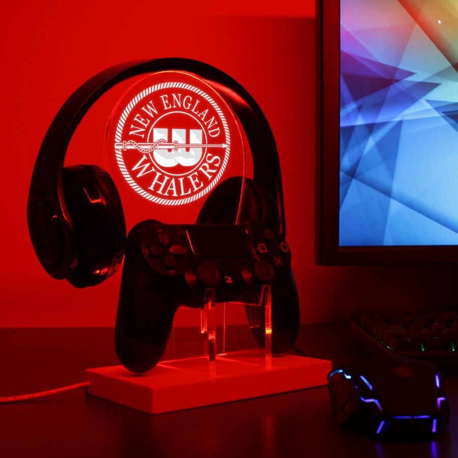 New England Whalers Led Gaming Headset Controller Stand - Image 3