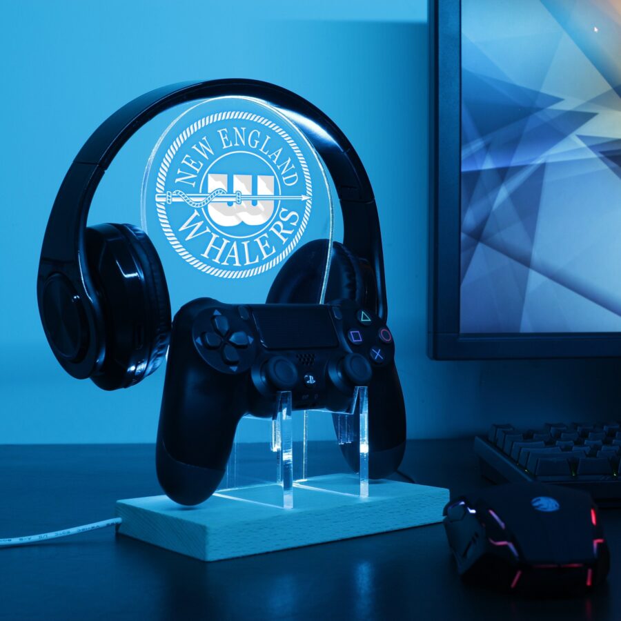 New England Whalers Led Gaming Headset Controller Stand - Image 4