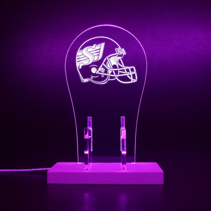 Saskatchewan Roughriders Helmet Led Gaming Headset Controller Stand - Image 7