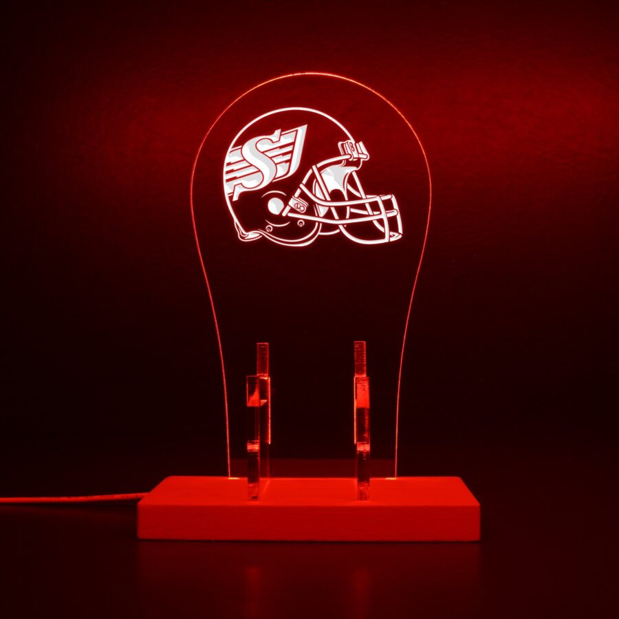Saskatchewan Roughriders Helmet Led Gaming Headset Controller Stand - Image 5