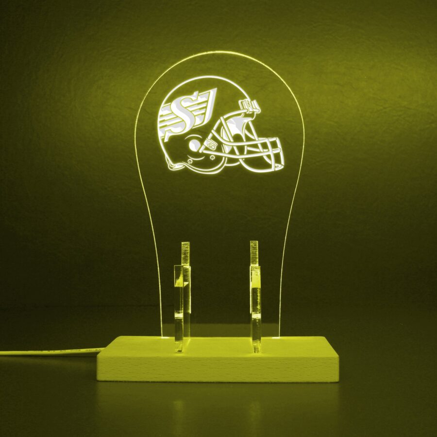 Saskatchewan Roughriders Helmet Led Gaming Headset Controller Stand - Image 6