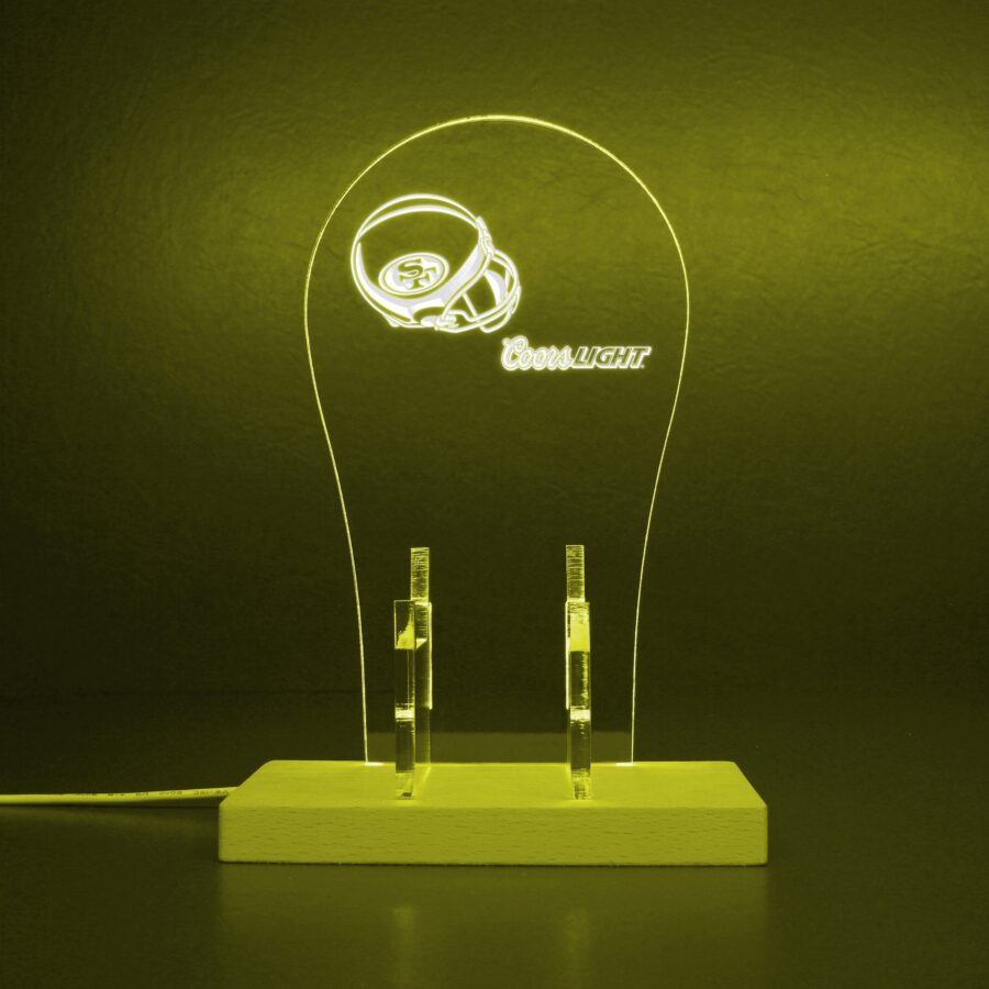San Francisco 49Ers Helmet Logo Led Gaming Headset Controller Stand - Image 5