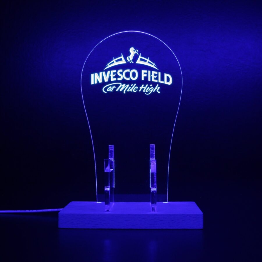 Denver Broncos Invesco Field At Mile High Led Gaming Headset Controller Stand - Image 5