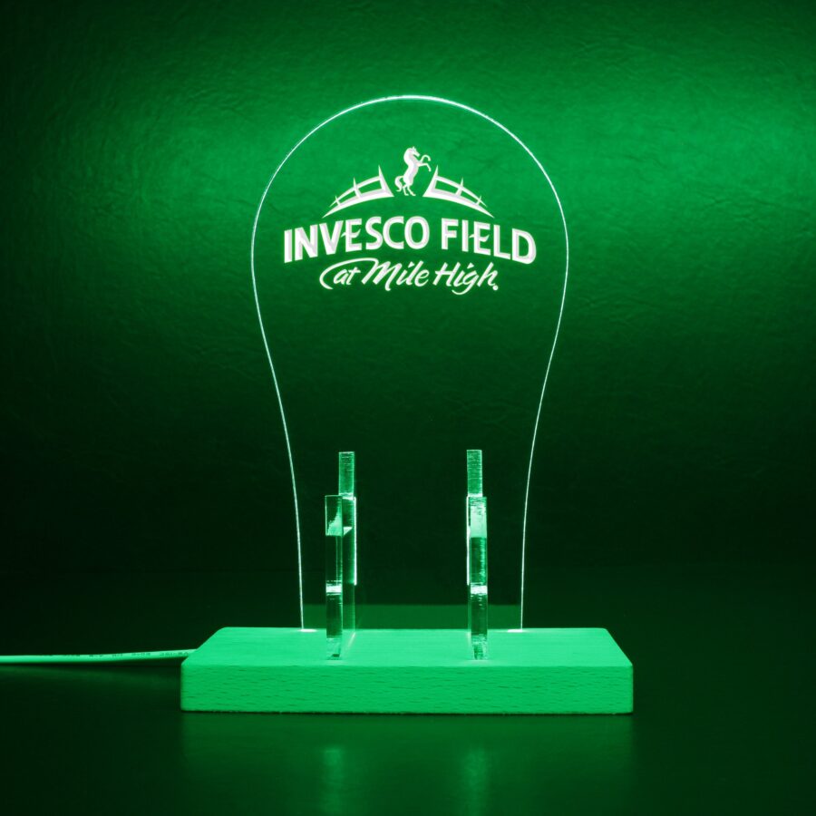 Denver Broncos Invesco Field At Mile High Led Gaming Headset Controller Stand - Image 7