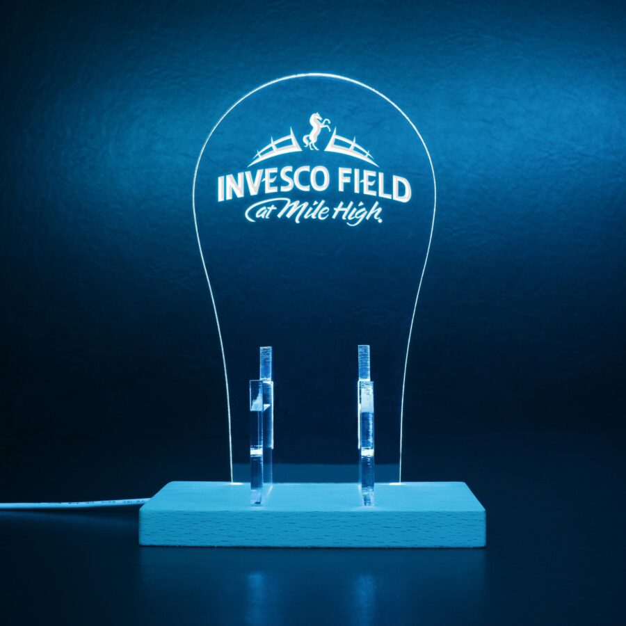 Denver Broncos Invesco Field At Mile High Led Gaming Headset Controller Stand - Image 6