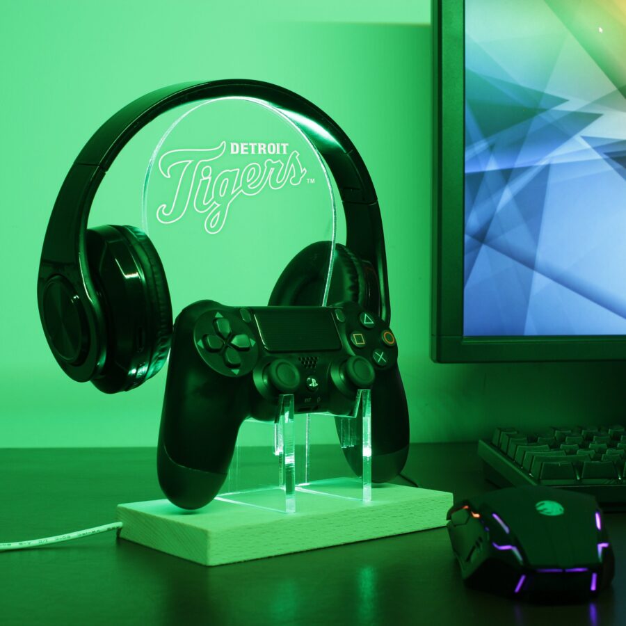 Detroit Tigers Led Gaming Headset Controller Stand Style 10 - Image 2