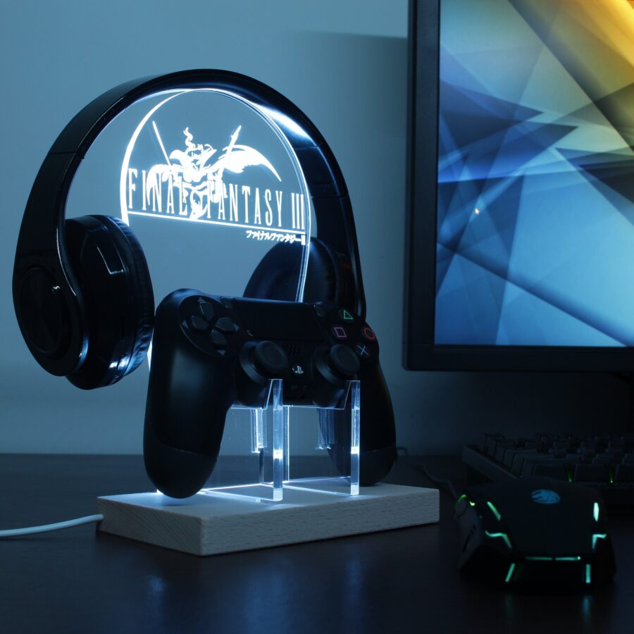 Final Fantasy 3 Led Gaming Headset Controller Stand - Image 2
