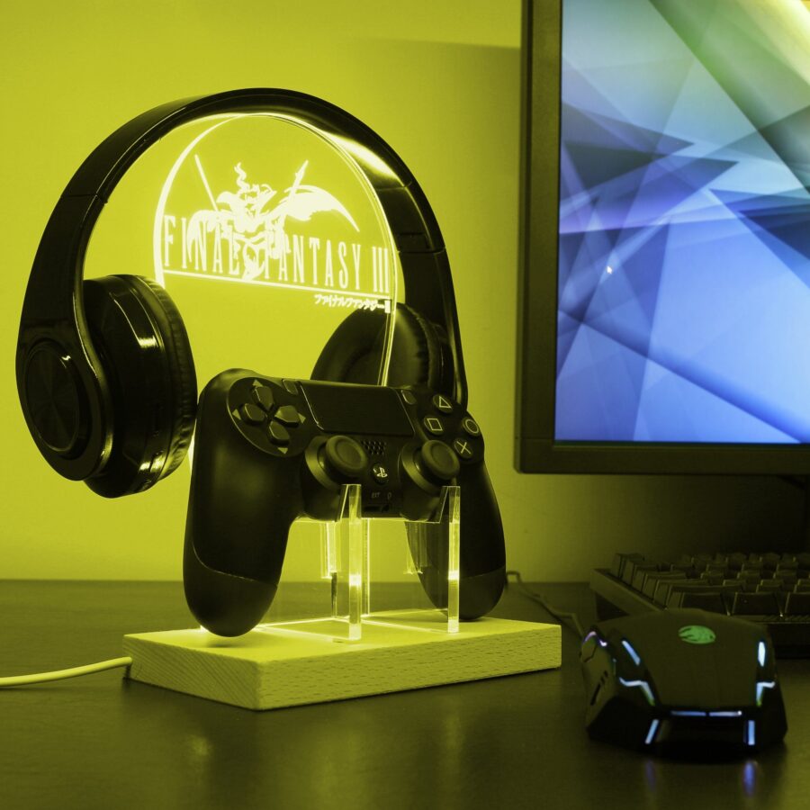 Final Fantasy 3 Led Gaming Headset Controller Stand - Image 3