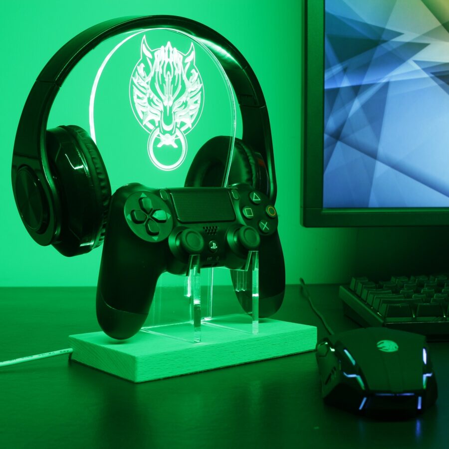 Final Fantasy Vii: Advent Children Led Gaming Headset Controller Stand - Image 2